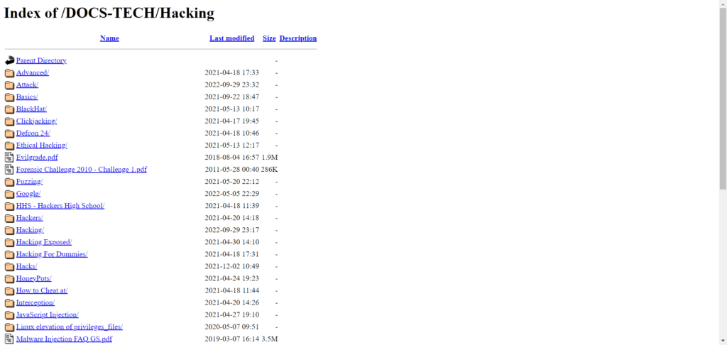Index-of-DOCS-TECH-Hacking