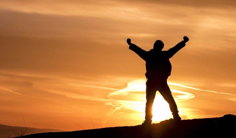 succeed-adventure-sunrise-successful-man-top-mountain